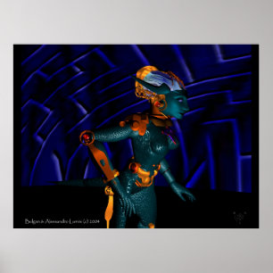 NEMES / HYPER ANDROID, Science Fiction Poster
