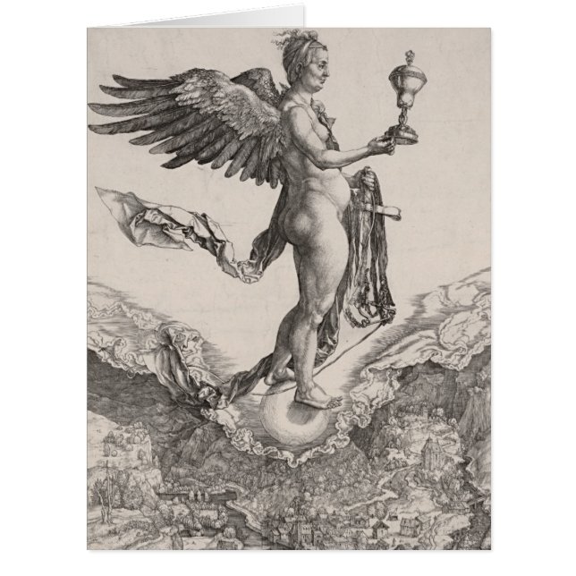 Nemesis Engraving by Albrecht Durer (Front)