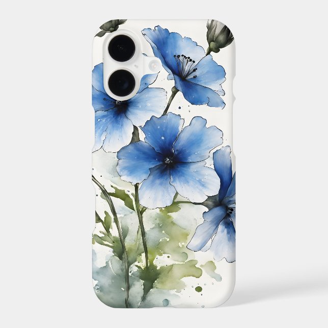 Nemophila - Watercolor flowers (Back)