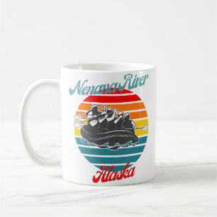 Nenana River Alaska White Water Rafting Canoeing Coffee Mug