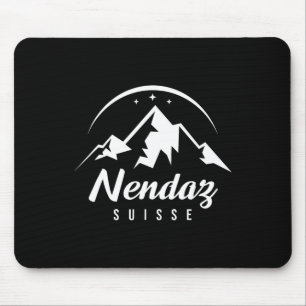 Nendaz Switzerland Ski Resort Skiing Snowboarding  Mouse Pad