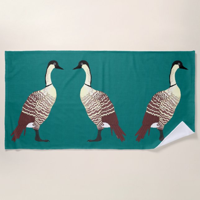 Nene Beach Towel (Front)