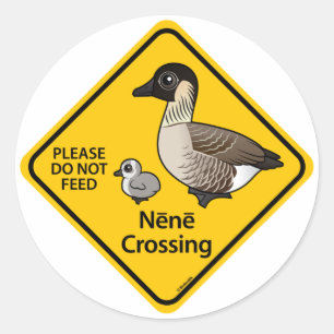 Nene Crossing Classic Round Sticker