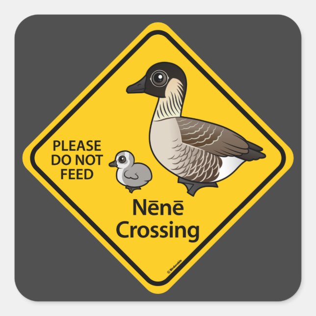 Nene Crossing Square Sticker (Front)