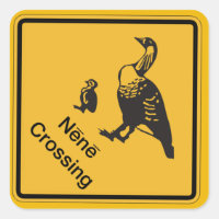 Nene Crossing, Traffic Warning Sign, Hawaii, USA