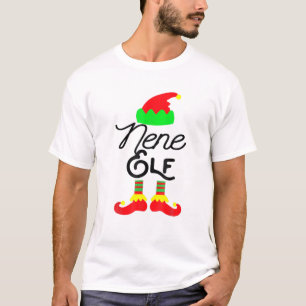 Nene Elf Matching Family Christmas Pajama Funny El T-Shirt