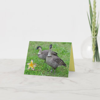 Nene Goose Birthday Card