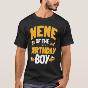 Nene Of The Birthday Boy Construction Worker Bday T-Shirt
