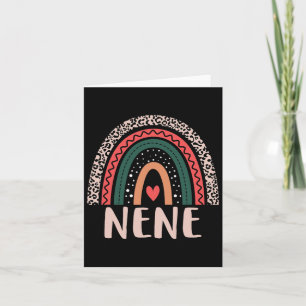 Nene Rainbow Grandma Grandmother Women Mothers Day Card