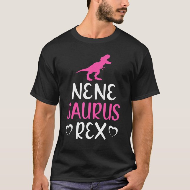 Nenesaurus Rex Dinosaur  Nene Saurus Family Matchi T-Shirt (Front)