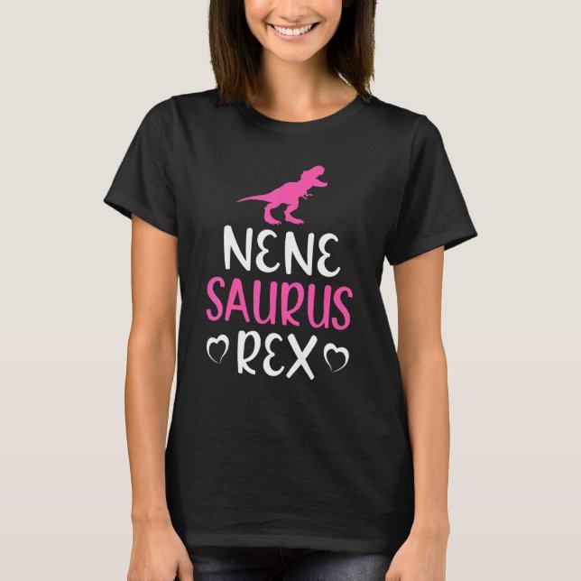 Nenesaurus Rex Dinosaur  Nene Saurus Family Matchi T-Shirt (Front)