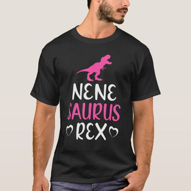 Nenesaurus Rex Dinosaur  Nene Saurus Family Matchi T-Shirt (Front)