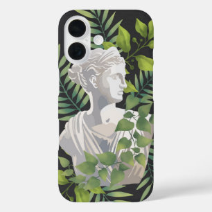 Neo-Classic Botanica – Greco-Roman Bust iPhone 16 Case