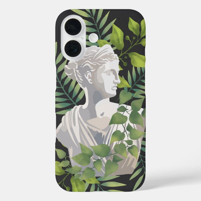 Neo-Classic Botanica – Greco-Roman Bust Case-Mate iPhone Case (Back)