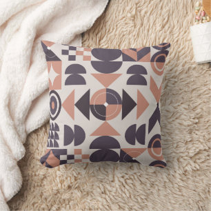 Neo geo design with elegant colours design cushion