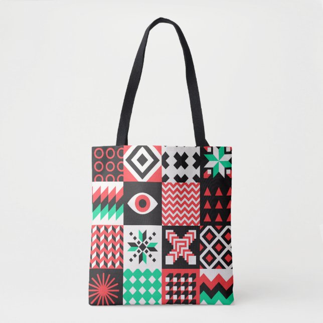 NEO GEO. Geometry pattern graphic design Tote Bag (Front)