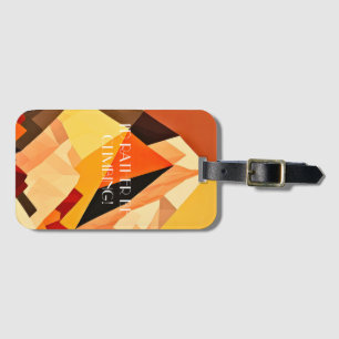 NEO- Geometric BOHO Landscape Luggage Tag