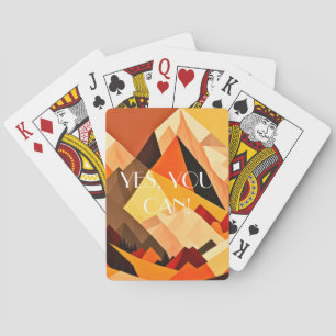 NEO- Geometric BOHO Landscape Playing Cards