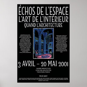 Neo-Gothic Interior Art Print 2001 French Gallery