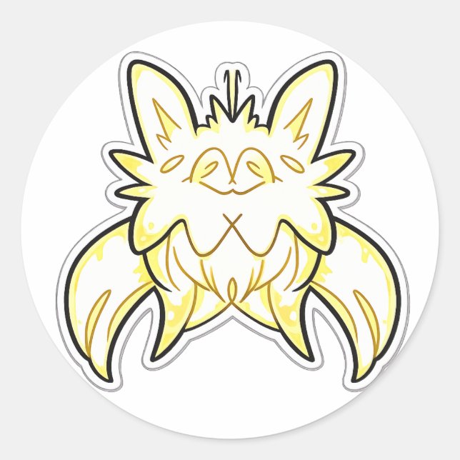 Neo-Kageko Dawn Guardian Fantasy Creature Sticker (Front)