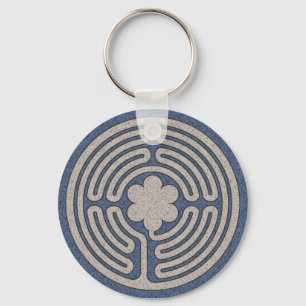 Neo Mediaeval Labyrinth Keychain