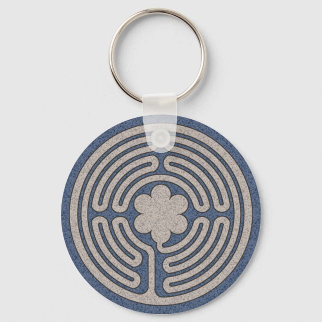 Neo Mediaeval Labyrinth Keychain (Front)