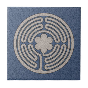 Neo-Mediaeval Labyrinth Tile