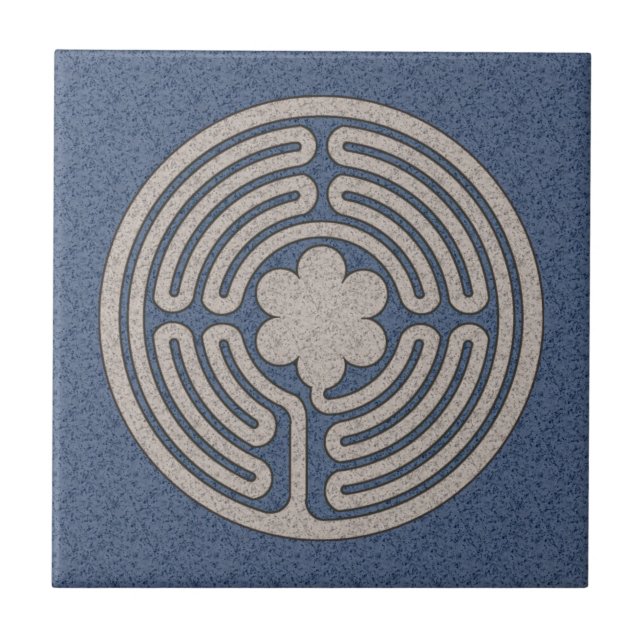 Neo-Mediaeval Labyrinth Tile (Front)