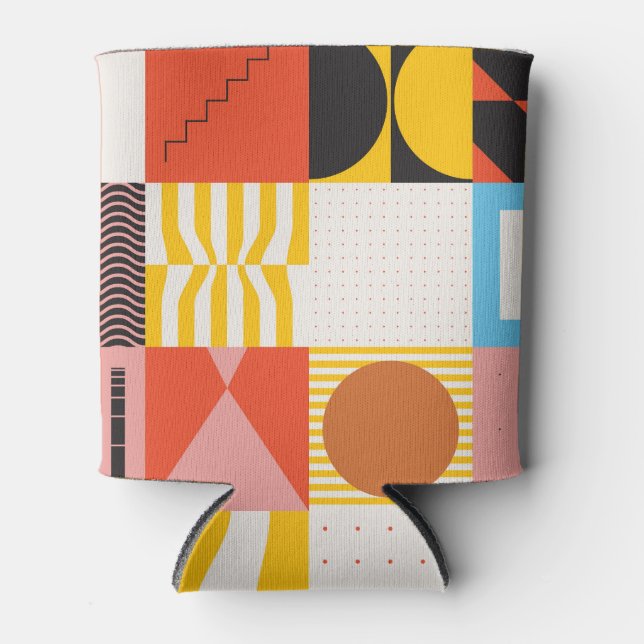 Neo Modernism: Abstract Geometric Art Can Cooler (Front)