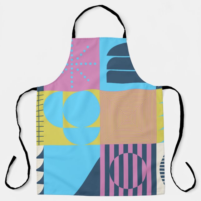 Neo Modernism artwork pattern made with abstract g Apron (Front)