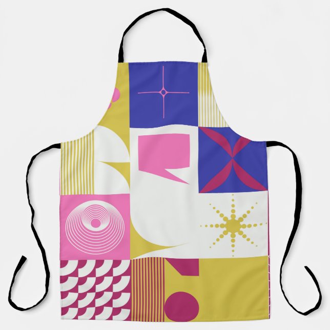 Neo Modernism artwork pattern made with abstract g Apron (Front)