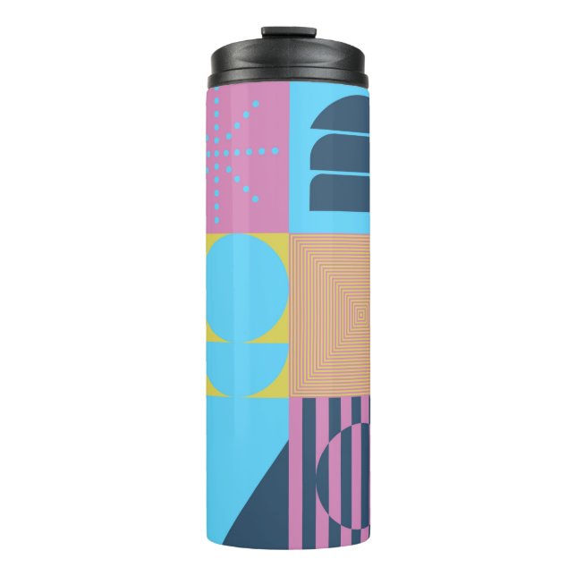 Neo Modernism artwork pattern made with abstract g Thermal Tumbler (Front)
