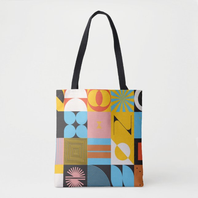 Neo Modernism artwork pattern made with abstract g Tote Bag (Front)