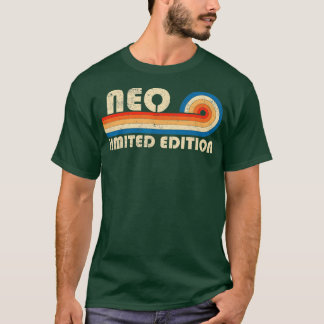 NEO Name Personalised Funny Retro Vintage Birthday T-Shirt