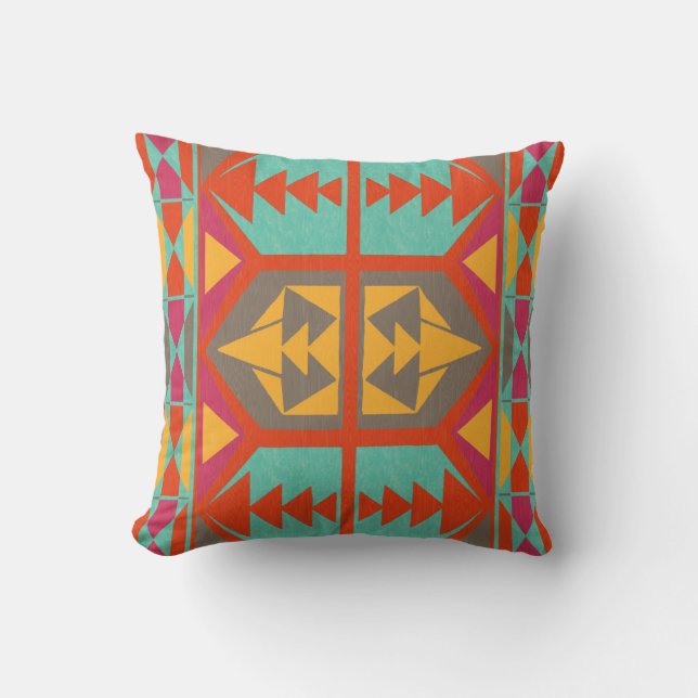 Neo Native Tribal Cushion (Front)