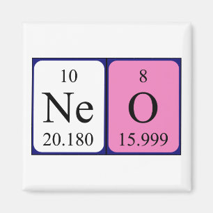 Neo periodic table name magnet