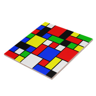 Neo-Plasticism No. 2 Art Tile