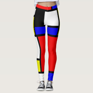 Neo-Plasticism Pictorial Art Athleisure Leggings