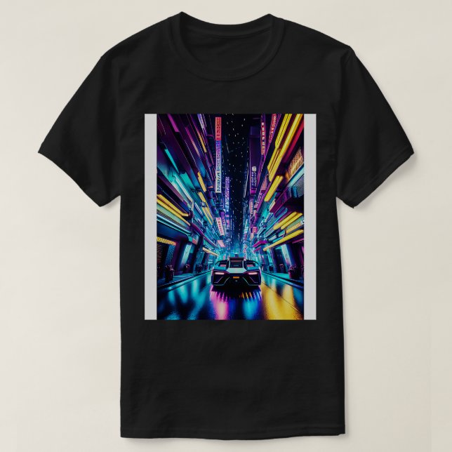 neo tokyo by night T-Shirt (Design Front)