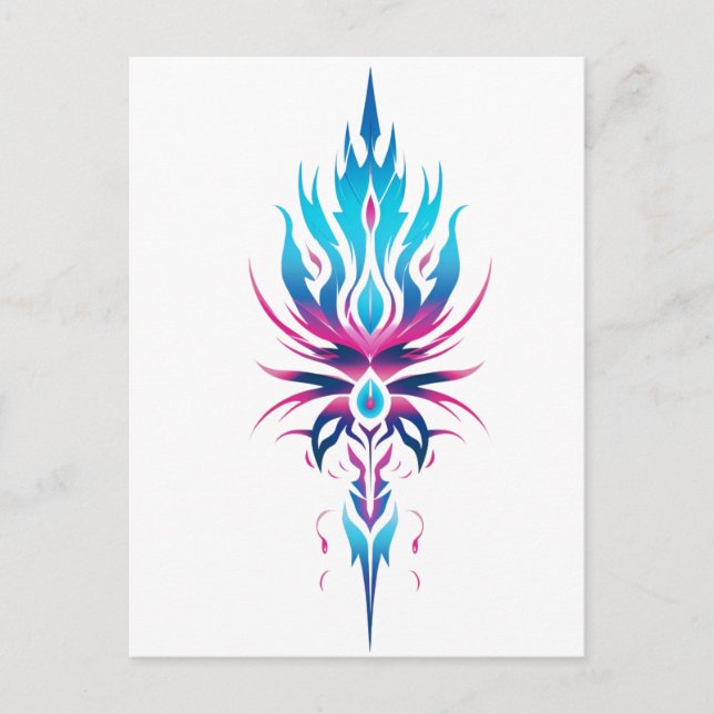 Neo-Tribal Sigil Postcard (Front)
