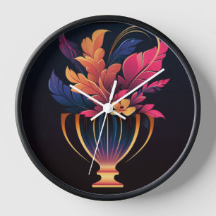  NEO VASE #2  CLOCK