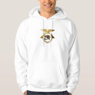 NeoAnkh 3D Eye of Horus & Winged Sun Disc Hoodie