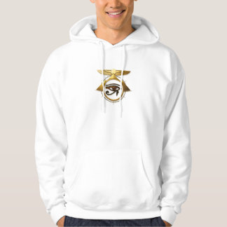 NeoAnkh 3D Eye of Horus & Winged Sun Disc Hoodie