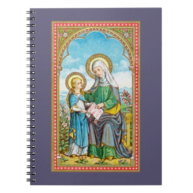NeoGothic St. Anne and Young Mary (SAU 29) Notebook (Front)
