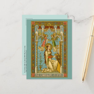 NeoGothic St. Cecilia of Rome (BNG 02) Postcard