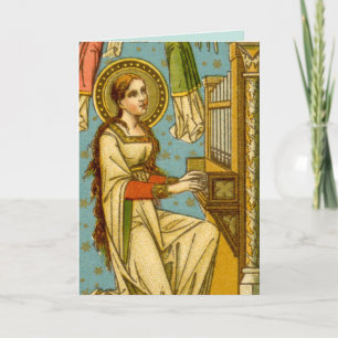 NeoGothic St. Cecilia of Rome (detail; BNG 02) Card