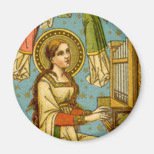 NeoGothic St. Cecilia of Rome (detail; BNG 02) Magnet