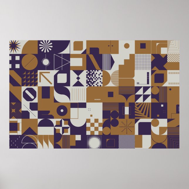 Neomodern aesthetics of brutalism design poster co (Front)