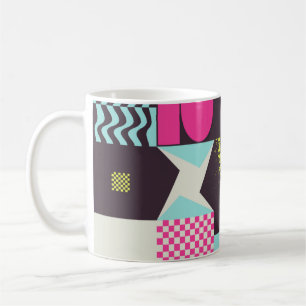 Neomodern aesthetics of brutalism design poster co coffee mug