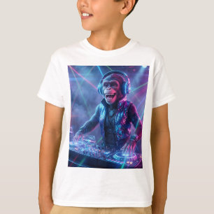 Neon 3D Music Video Render T-Shirt